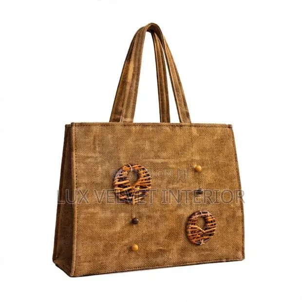 Classic Jute Tote Bag Handmade - Ladies Fashion · Photo 1