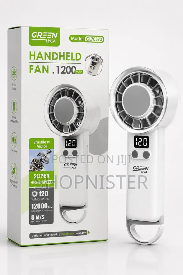 Handheld Fan With Modern Packaging · Photo 1