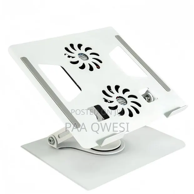 Laptop Cooling Pad With Dual Fans and Adjustable Base · Photo 1