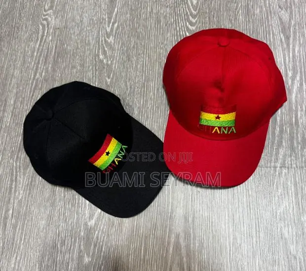 Red And Black Ghana Cap · Photo 1
