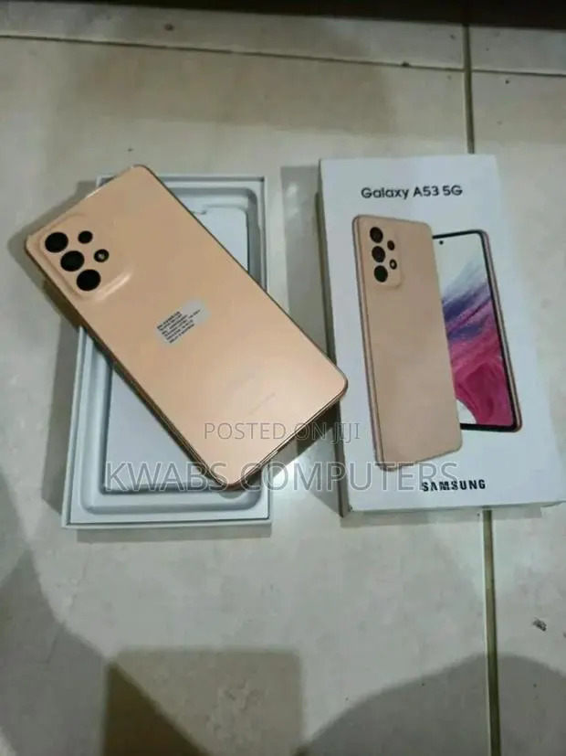 New Samsung Galaxy A53 5G 256 GB Gold · Photo 1
