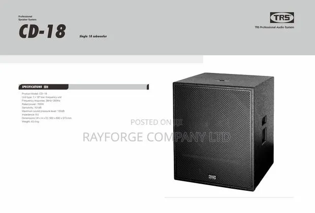 CD 18 Professional Speaker · Photo 1