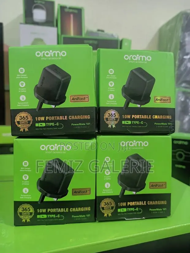 Oraimo Powermate 101 10w Portable Efficient Charger · Photo 1