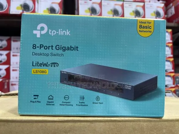 Tp-Link Ls108g 8port 10/100/1000mbps Gigabit Desktop Network Switch · Photo 1