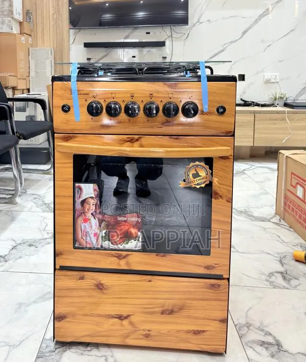 Order Volcano 50x50cm Gas Oven 4 Burner With Grill(Wooden) · Photo 1