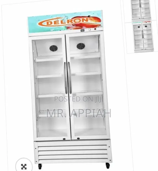 Fresh in Box Delron 2 Door Electric Display Refrigerator · Photo 1