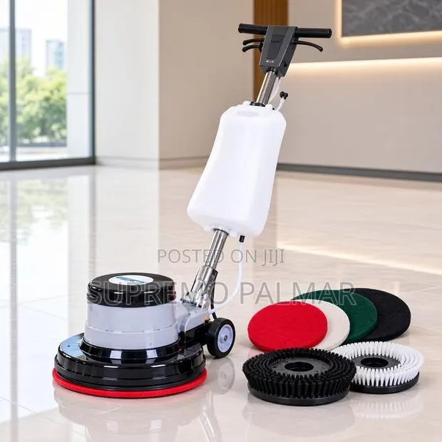 Heavy Duty Floor Buffer 1500W – Electric Scrubber Carpet Cleaner · Photo 1