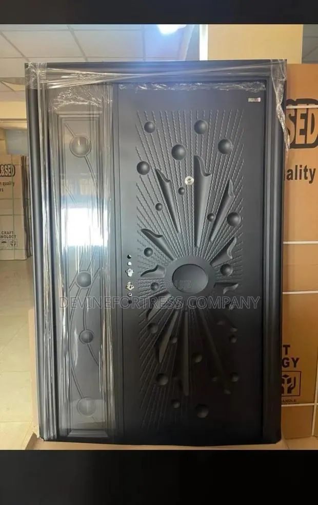 Quality Black Steel Metal Door Available in Single and 11⁄2 · Photo 1