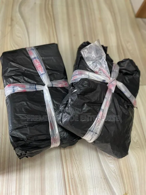 220l Trash Bin Liners Bag – Black, 10pcs X 10paks (Xl) · Photo 1