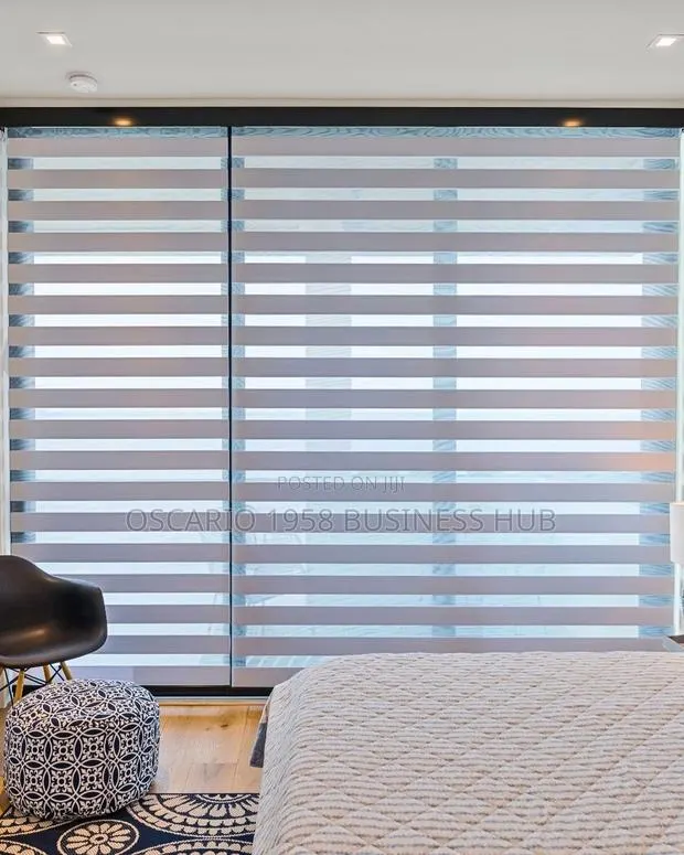 Gratitude Group of Italian Zebra Window Curtain Blinds · Photo 1