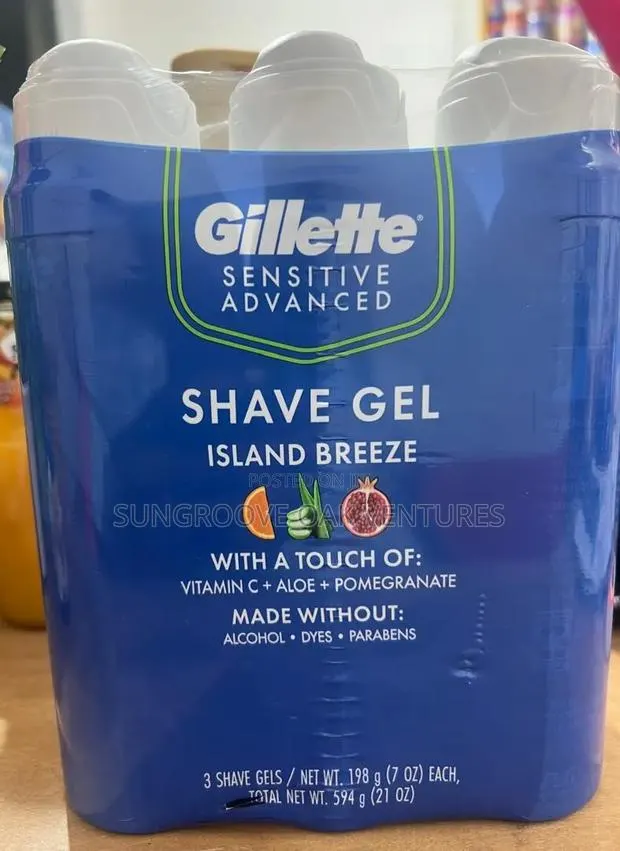 Gillette Sensitive Advanced Shaving Gel 1*3 · Photo 1