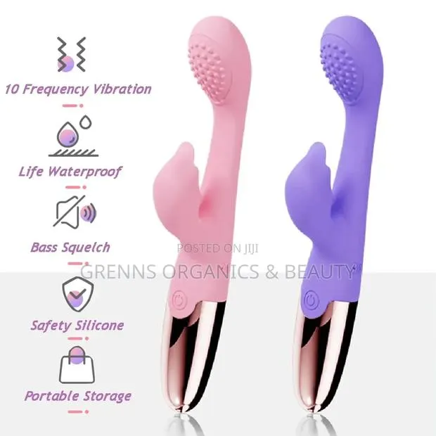 Rabbit G-Spot Vibrator 10 Frequency Waterproof Silicone Pink Purple · Photo 1