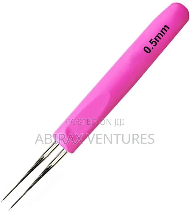 0.5mm Pink 2 Pin Dreadlock Pin · Photo 1
