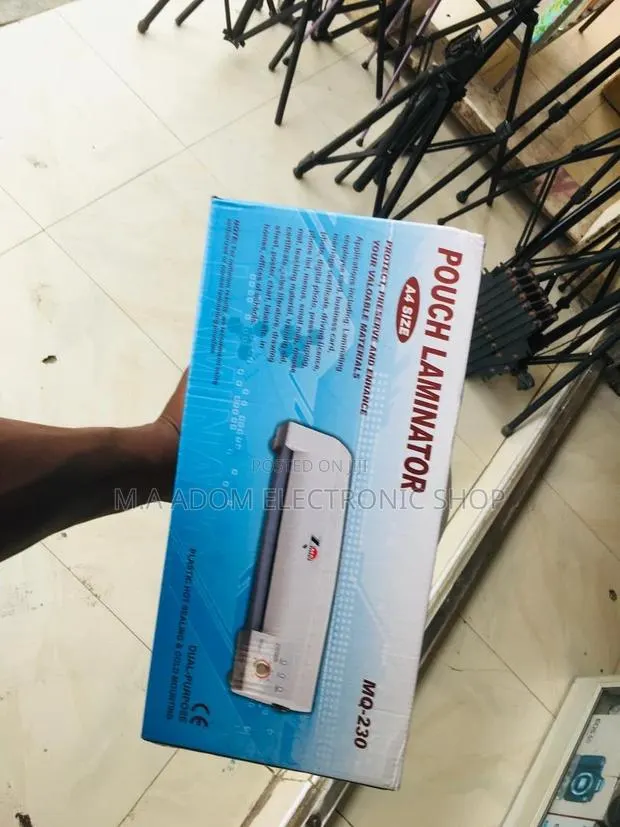 Multi-Purpose Pouch Laminator -A4 ID Cards · Photo 1