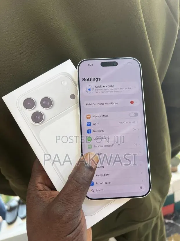 Apple iPhone 17 Pro Max 256 GB Silver · Photo 1