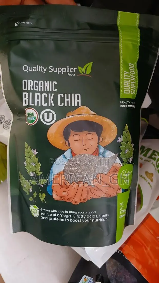 Organic Black Chia, 500g · Photo 1