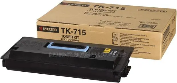 Original Kyocera TK-715 Black Toner Kit · Photo 1