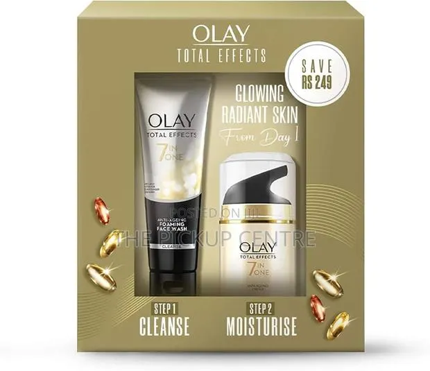 Olay Total Effects Giftpack - Day Cream 50g + Cleanser 100g Β· Photo 1