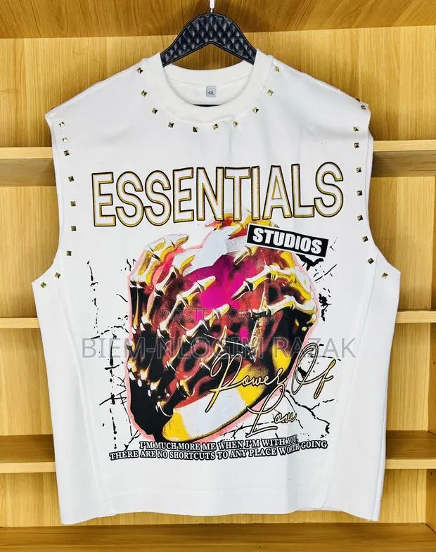 Essentials Thick N Heavy Crop Armless Tshirts Available in Stock · Photo 1