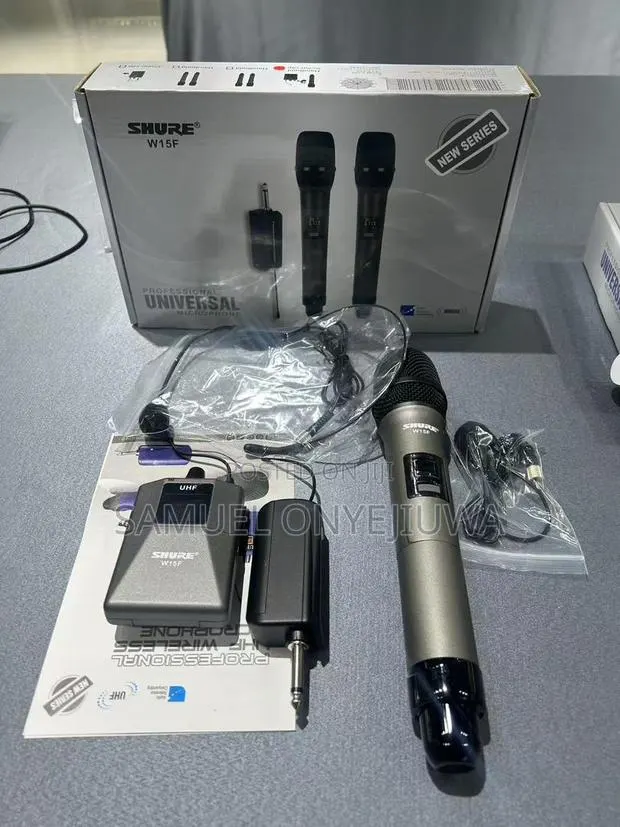 3in1 Shure Wireless Microphone 1handles, Lapel and Overhead · Photo 1