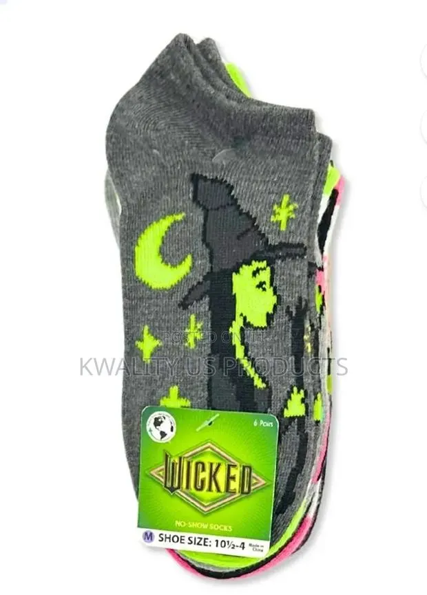 Wicked Girls No-Show Socks - 6 Pairs · Photo 1