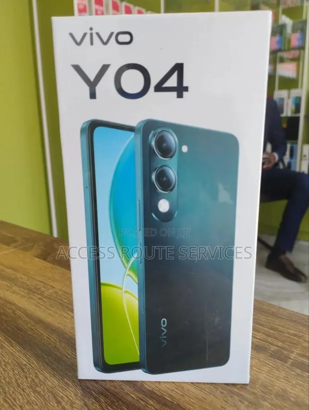 New Vivo Y04 64 GB Black · Photo 1