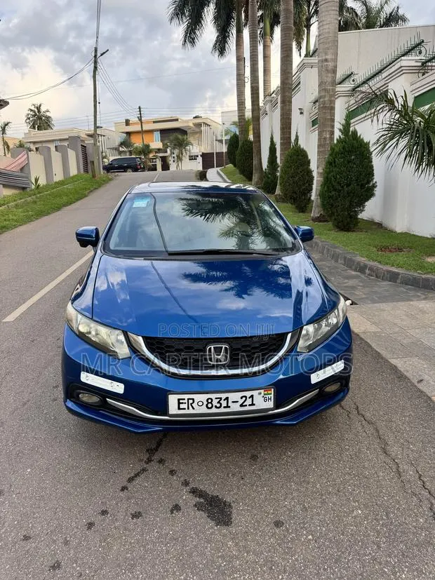 Honda Civic EX 2dr Coupe (1.8L 4cyl CVT) 2015 Blue · Photo 1