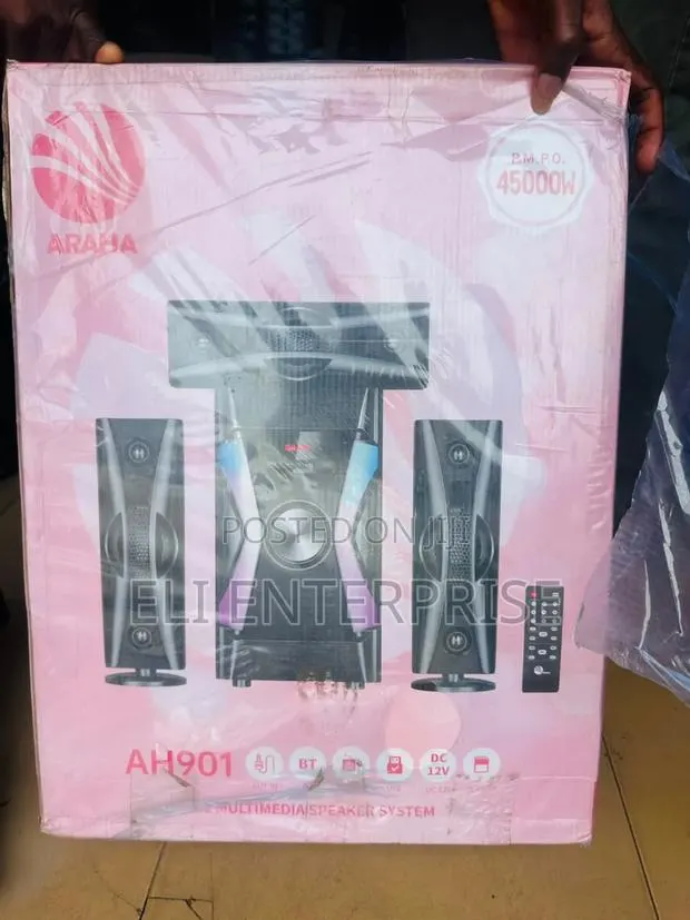 ARAHA AH901 3.1 Channel Multimedia Speaker System, · Photo 1