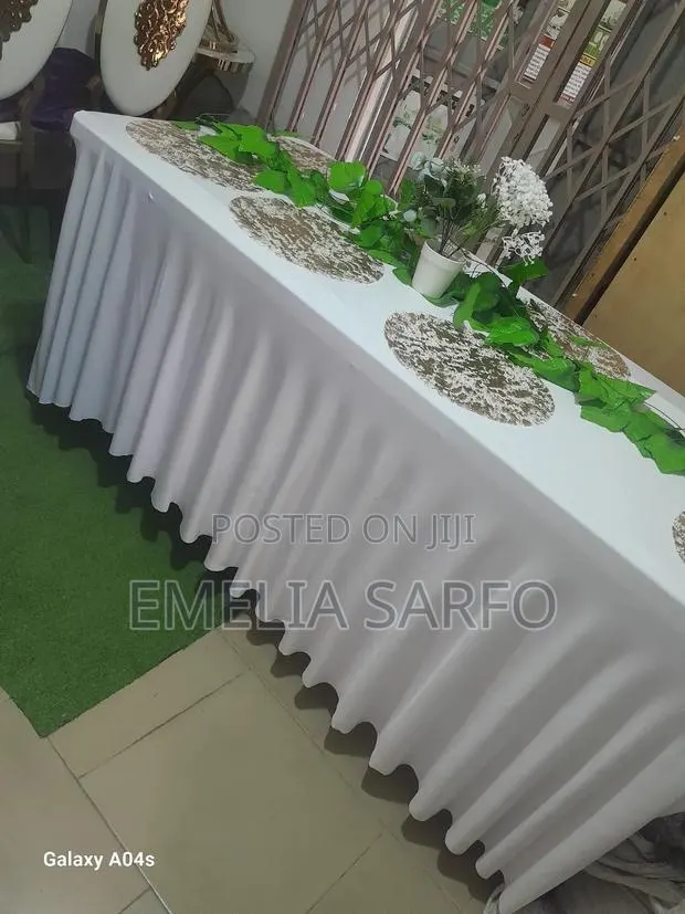 Table Spandex Skirting Rentals · Photo 1