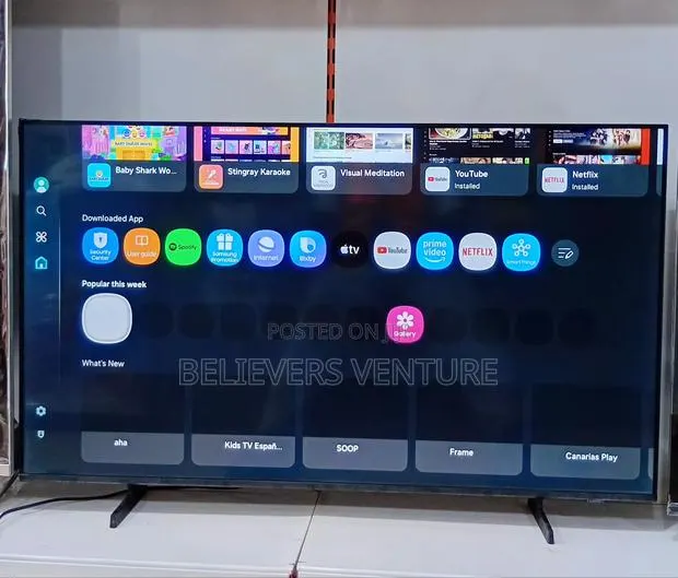 Knox O.S Samsung Flatscreen Television Qled Tv Display Uhcc-Tv · Photo 1