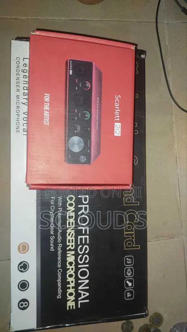 Scarlet 2i2 3th Gen With Condenser Microphone · Photo 1