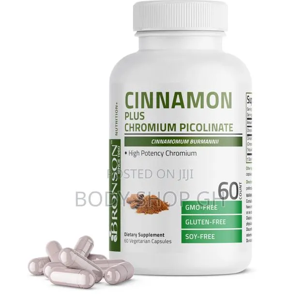 Cinnamon Plus Chromium Picolinate Supplement, High Potency · Photo 1
