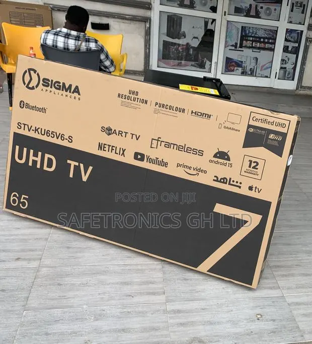 Authentic 65 Inch Smart Android Uhd Sigma Led Uhd Tv · Photo 1