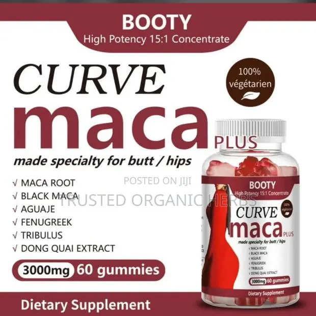 Curve Maca Gummies, 3000mg, Butt and Hips Enlargement · Photo 1