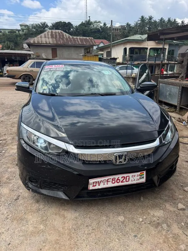 Honda Civic EX 4dr Sedan (2.0L 4cyl) 2017 Black · Photo 1