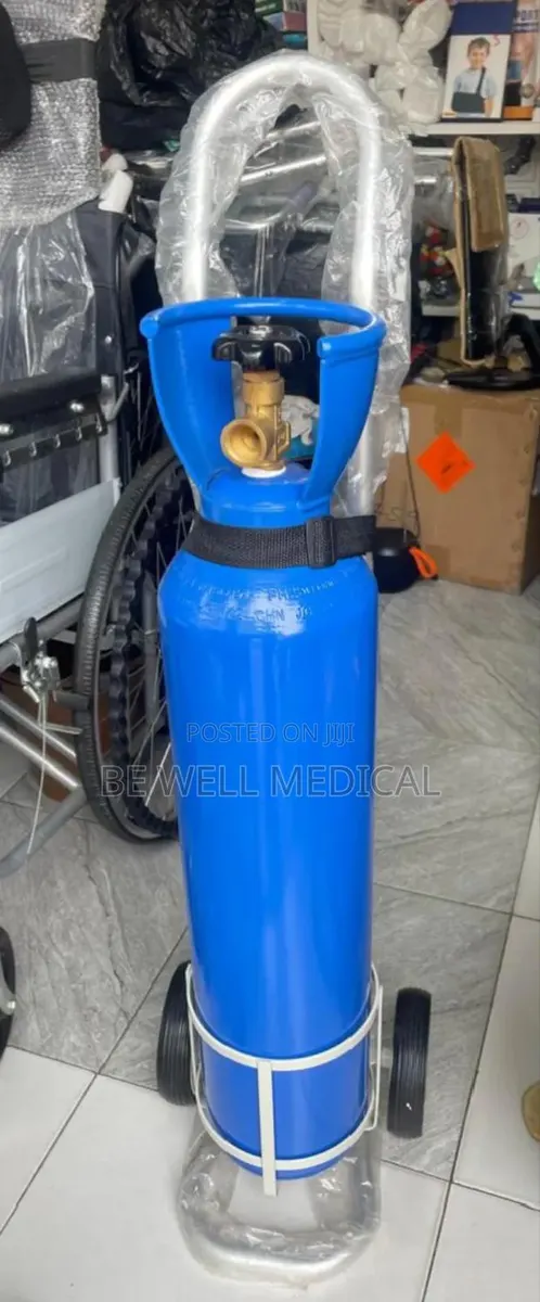 Oxygen Cylinder (10 Liters) With Carrier · Photo 1