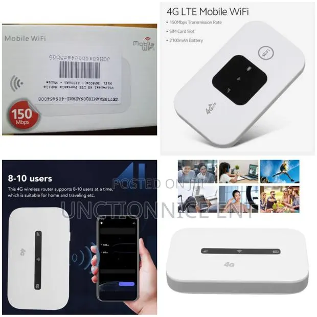 4g Universal Mobile Pocket Wi-Fi Router With Sim Card Slot
