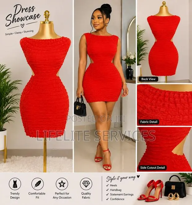 Slaydiva Plus Size Spaghetti Strap Dress · Photo 1