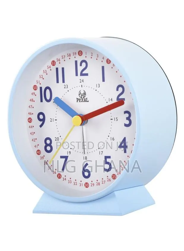 Metal+Glass+Abs Round Clock Bedside Desktop Kids. Tvx25032 · Photo 1