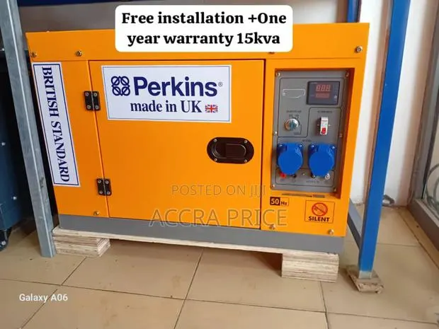 Diesel Fuelled 15kva Perkins Generator · Photo 1