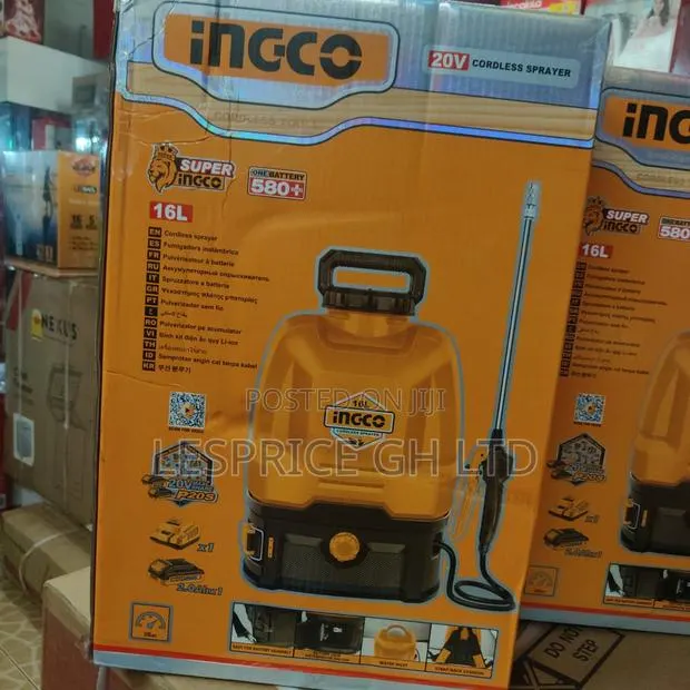 Classy High Grade 20v Cordless 16l Knapsack Sprayer From Ingco · Photo 1