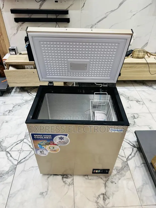 Limited Stock Chest Freezer Single Door Gold Nasco Nas-175fl 200l · Photo 1