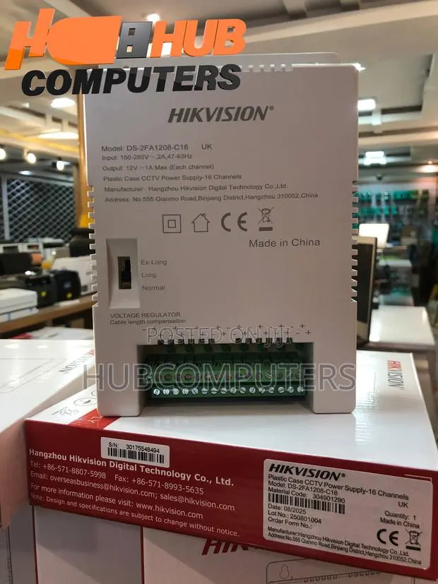 Hikvision Power (Ds-2fa1208-C16) Supply 16 Channels · Photo 1