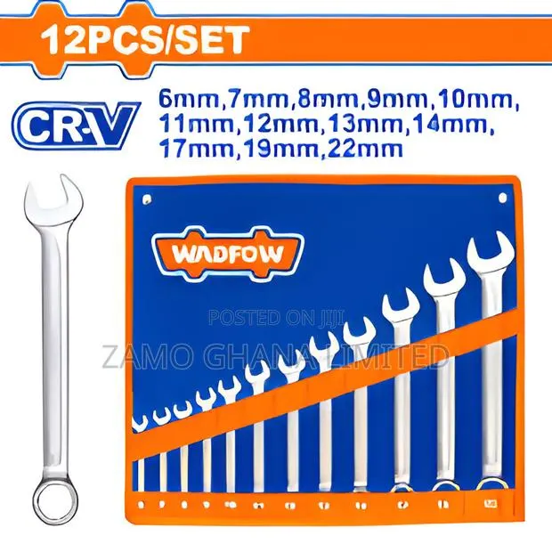 12 PCS Combination Spanner Set - Wsp1m12 · Photo 1