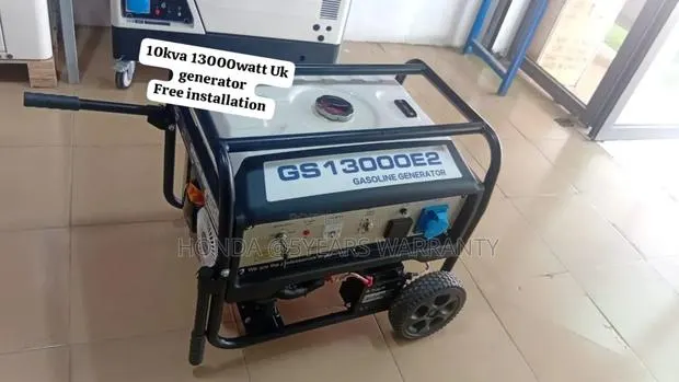 Uk Model Petrol 10kva 13000watt Generator Keystart 10kv · Photo 1