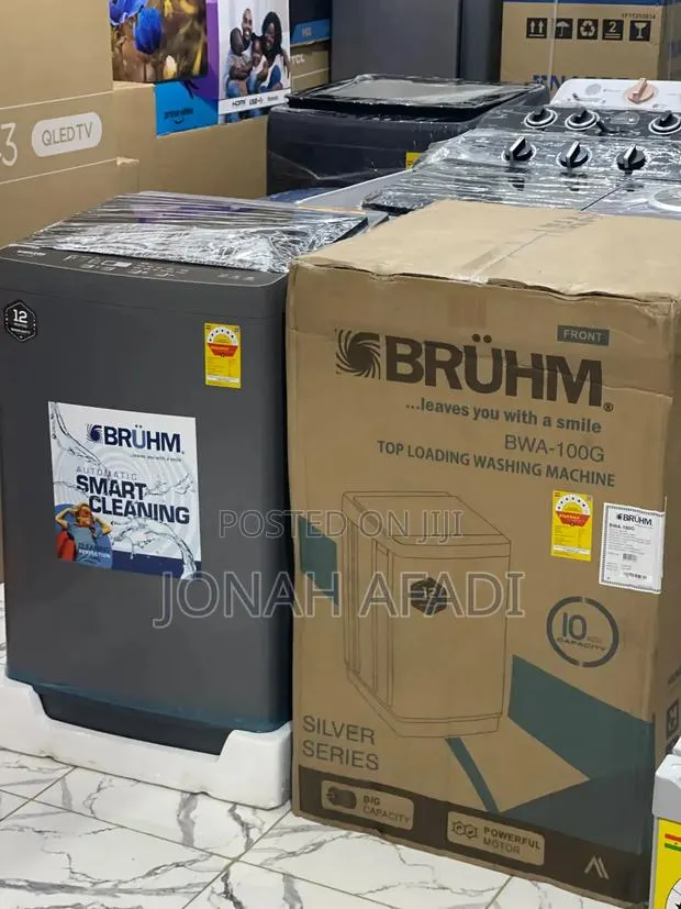 Bruhm 10kg Washing Machine Top Load Full Automatic Bwa-100g · Photo 1