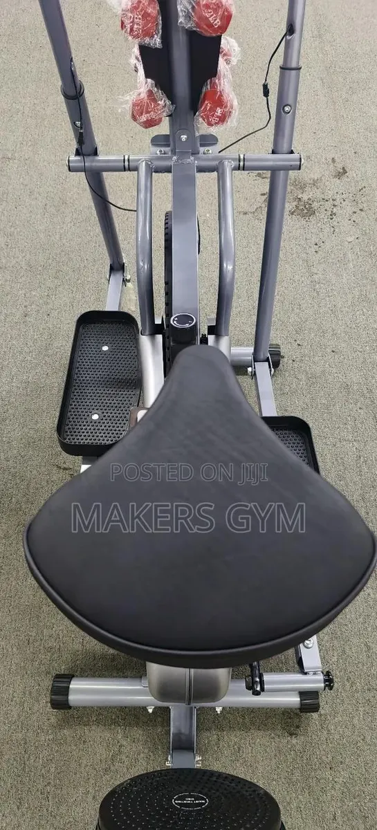 Elliptical Bike With Dumbbell. · Photo 1