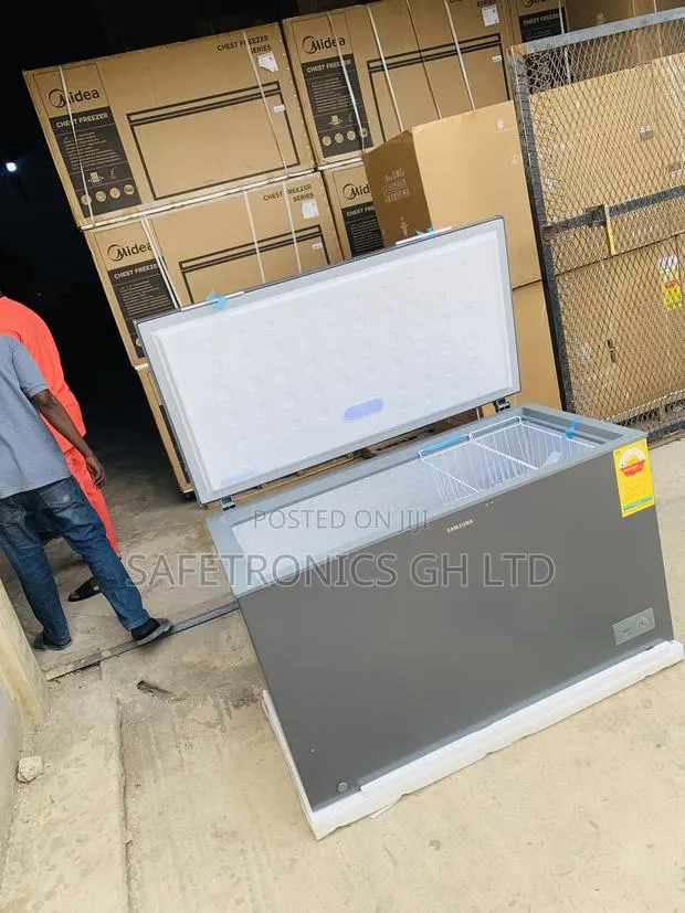 Newest Update Samsung 371l Chest Freezer (Model Ri70f37v1gagh) Grey · Photo 1