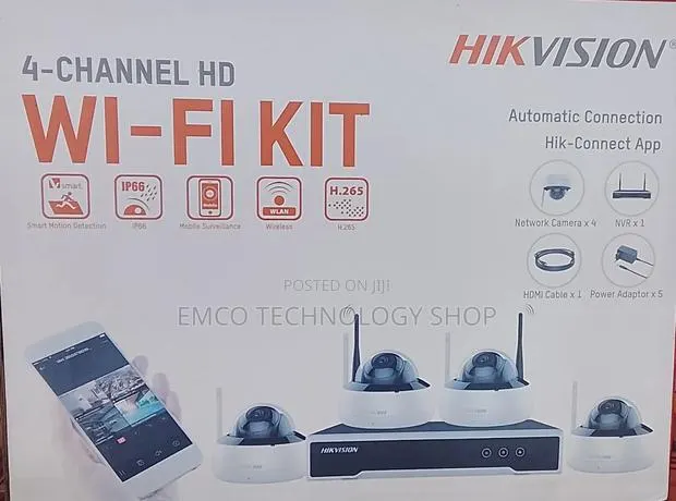 Hikvision Wifi Camera Kit With Recorder And 1tb Hdd · Photo 1
