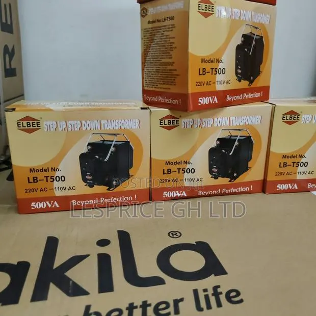 Long Lasting Original LB-T500 Step Up and Down Transformer From Elbee · Photo 1